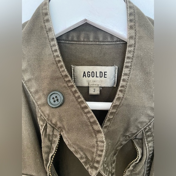 Agolde Marin Flight Suit in Eucalyptus - Picture 3 of 7